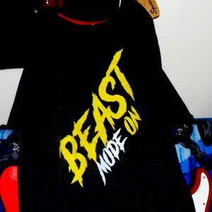 aew wwe wow wrestling related beast mode on xl new tee - brock lesnar mortos